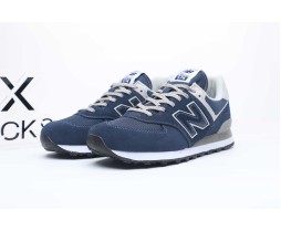 New Balance 574 Navy White