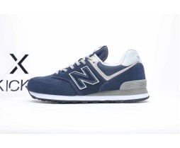 New Balance 574 Navy White