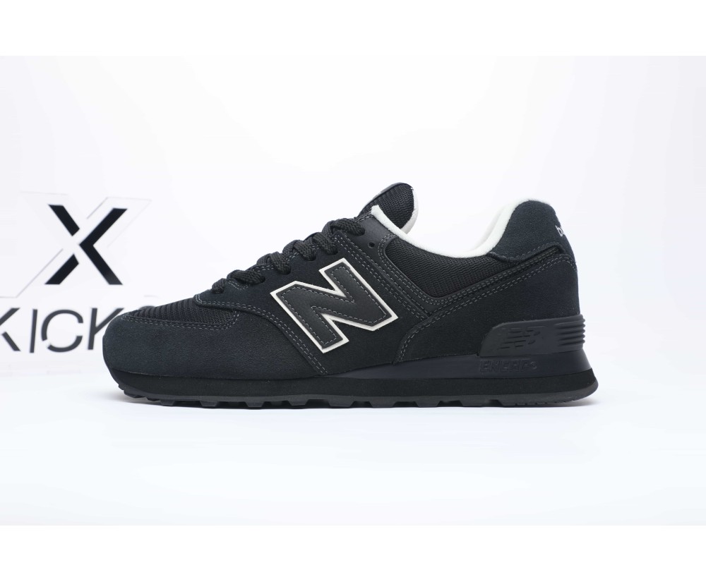 Niko And X New Balance NB 574 Running Shoes Unisex Low-Top Black
