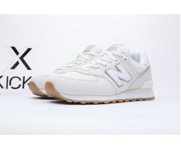 New Balanc 574 White Sail