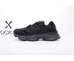 New Balance 9060 Triple Black Leather