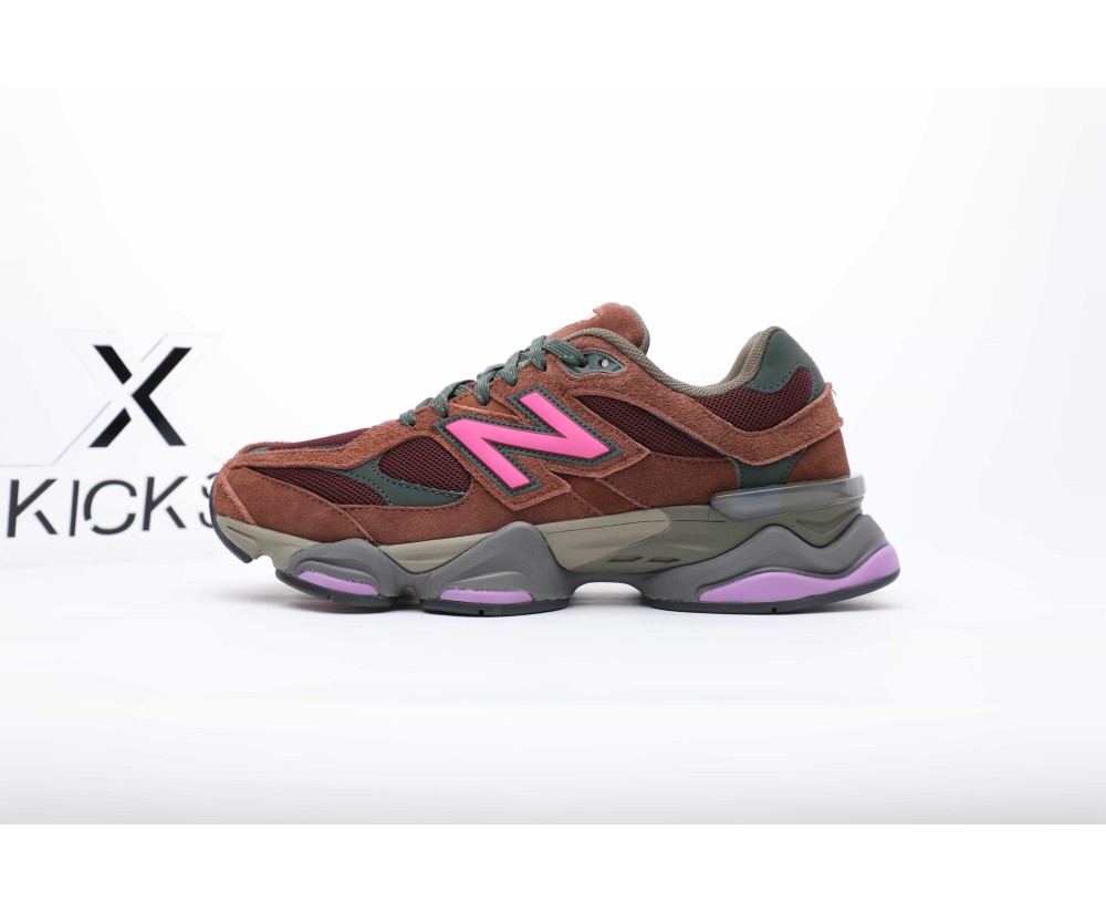New Balance 9060 Rich Oak Burgundy