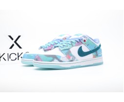 Futura Laboratories x Nike Dunk SB Blue and White