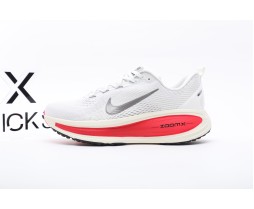 Nike Vomero 18 Platinum Tint Siren Red Light Smoke Grey Metallic Pewter