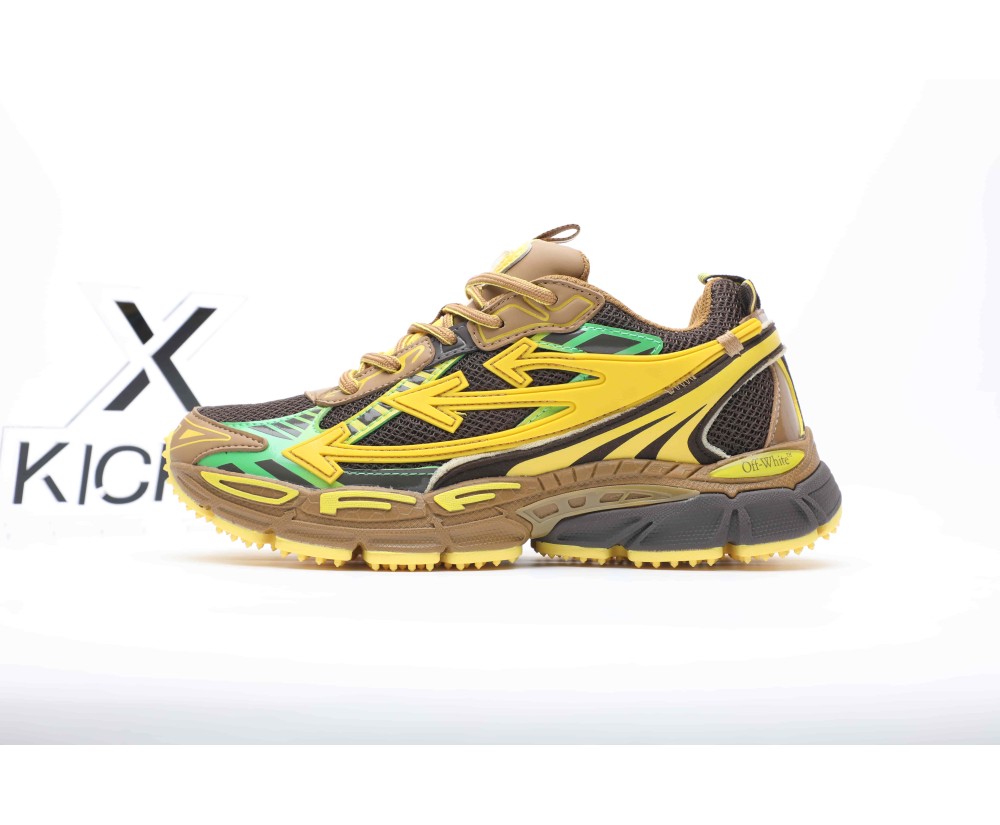 OFF-WHITE Be Right Back Brown Yellow