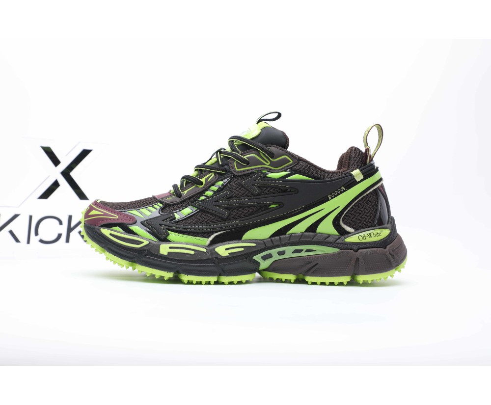 OFF-WHITE Be Right Back Chocolate Brown Green