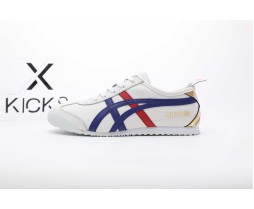 Onitsuka Tiger Mexico 66 White Blue Red Metallic Gold