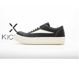 Rick Owens Vintage Low Black Leather