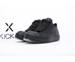 Rick Owens Lido Jumbo Laced Low Black