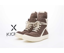 Rick Owens Mega Bumper Geobasket Brown Milk