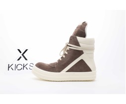 Rick Owens Mega Bumper Geobasket Brown Milk