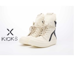 Rick Owens Mega Bumper Geobasket Cream Black