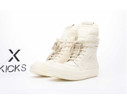 Rick Owens Mega Bumper Geobasket Cream