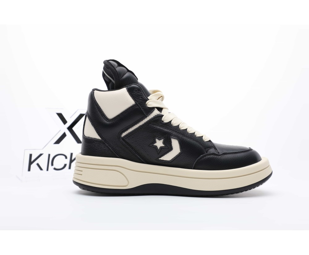 Converse TURBOWPN Mid Rick Owens DRKSHDW Black Cloud Cream