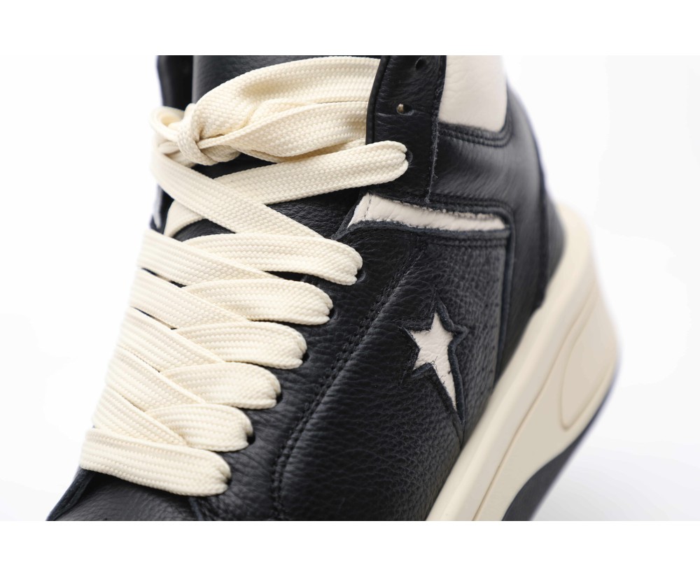 Converse TURBOWPN Mid Rick Owens DRKSHDW Black Cloud Cream