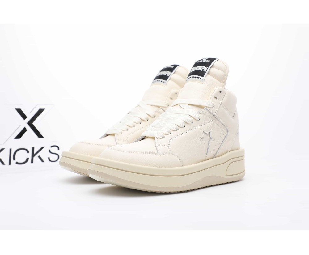 Converse TURBOWPN Mid Rick Owens DRKSHDW Egret