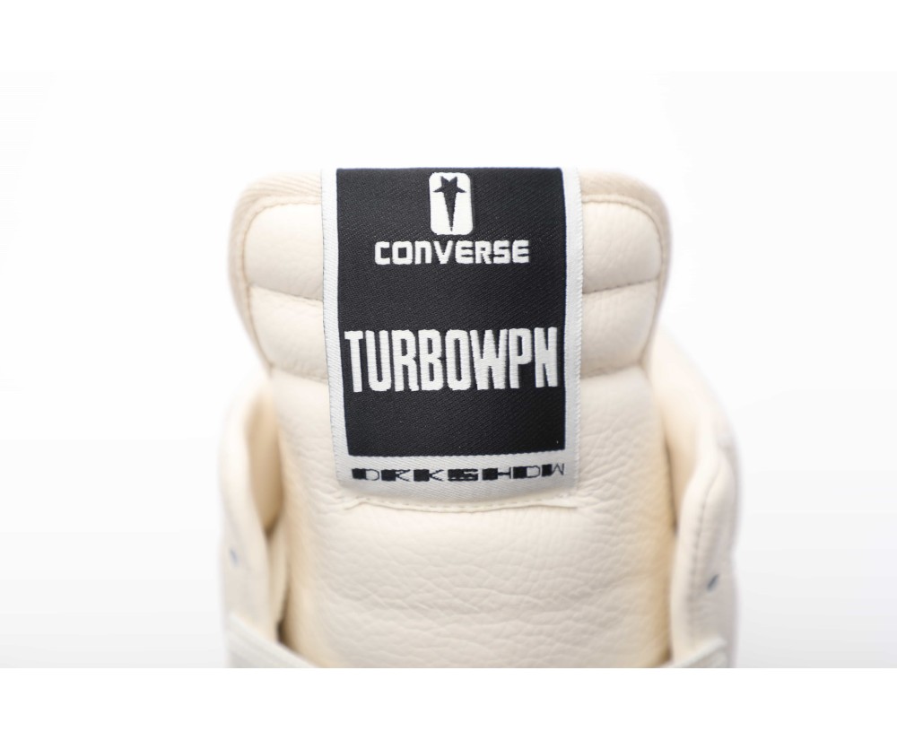 Converse TURBOWPN Mid Rick Owens DRKSHDW Egret