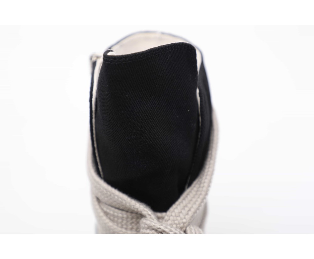 Rick Owens DRKSHDW Hexa High Black Pearl Milk Fat Lace