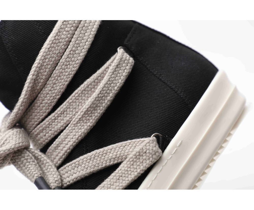 Rick Owens DRKSHDW Hexa High Black Pearl Milk Fat Lace