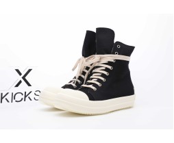 Rick Owens DRKSHDW Fogachine Denim High Top Black
