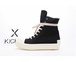 Rick Owens DRKSHDW Fogachine Denim High Top Black