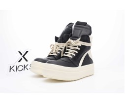Rick Owens Mega Bumper Geobasket Black Milk