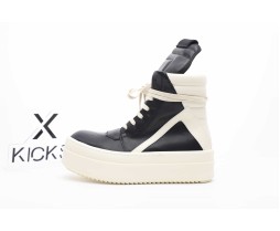 Rick Owens Mega Bumper Geobasket Black Milk