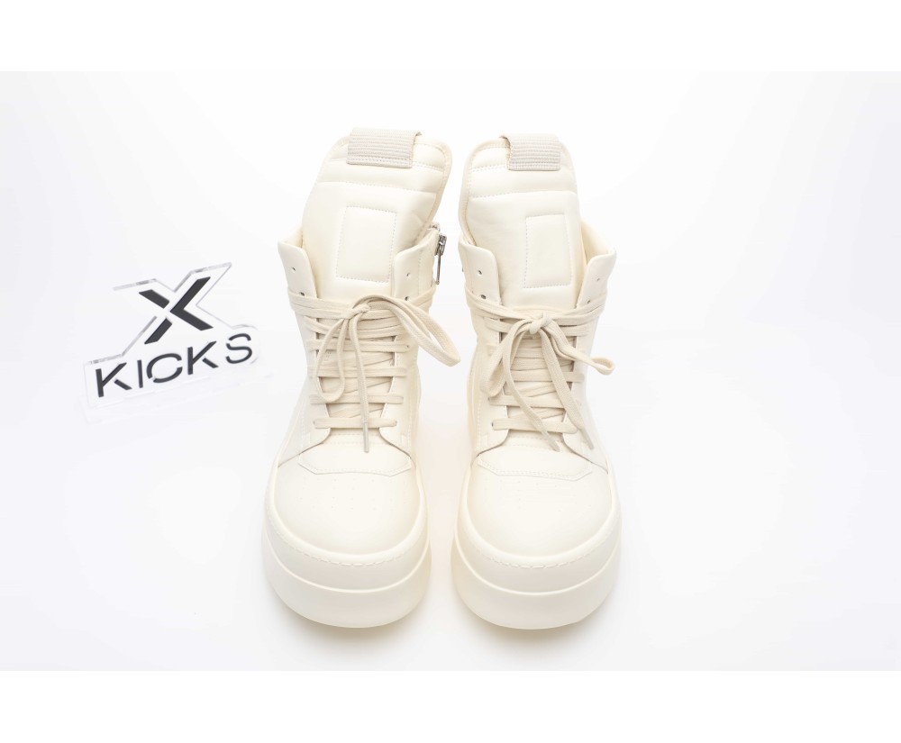 Rick Owens Mega Bumper Geobasket Milk
