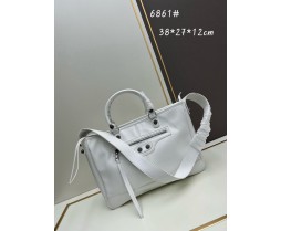 Balenciaga #6861 Ladies' Bags Color (Black/White/Green/Sliver)