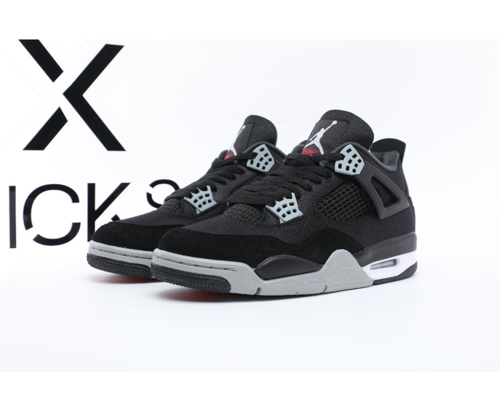 Jordan 4 Retro SE Black Canvas